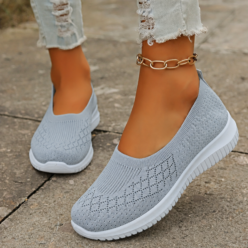 Women's Comfort Slip-On Trainers | Cushioned Support | Easy Slip-On Fit