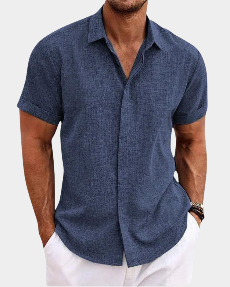 Men's Premium Shirt | Breathable Lightweight Fabric | Flattering Relaxed Fit for Everyday Wear