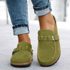 Women's Comfort Loafers | Adjustable Buckle | Cushioned Sole Support
