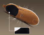 Men's Slip-On Trainers | Cushioned Comfort Sole | Non-Slip Grip Design