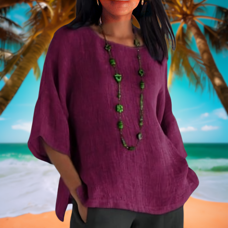 Women's Relaxed Fit Top | Breathable Fabric | Perfect for Layering or Solo Wear