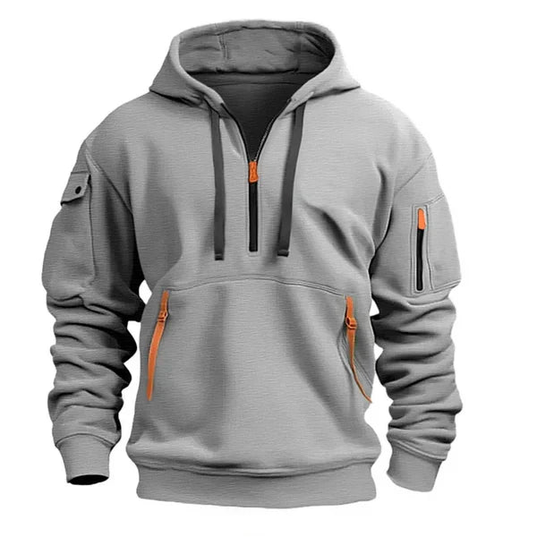 Men's Hoodie | Drawstring Hood and Kangaroo Pocket | Ribbed Cuffs for a Snug Fit