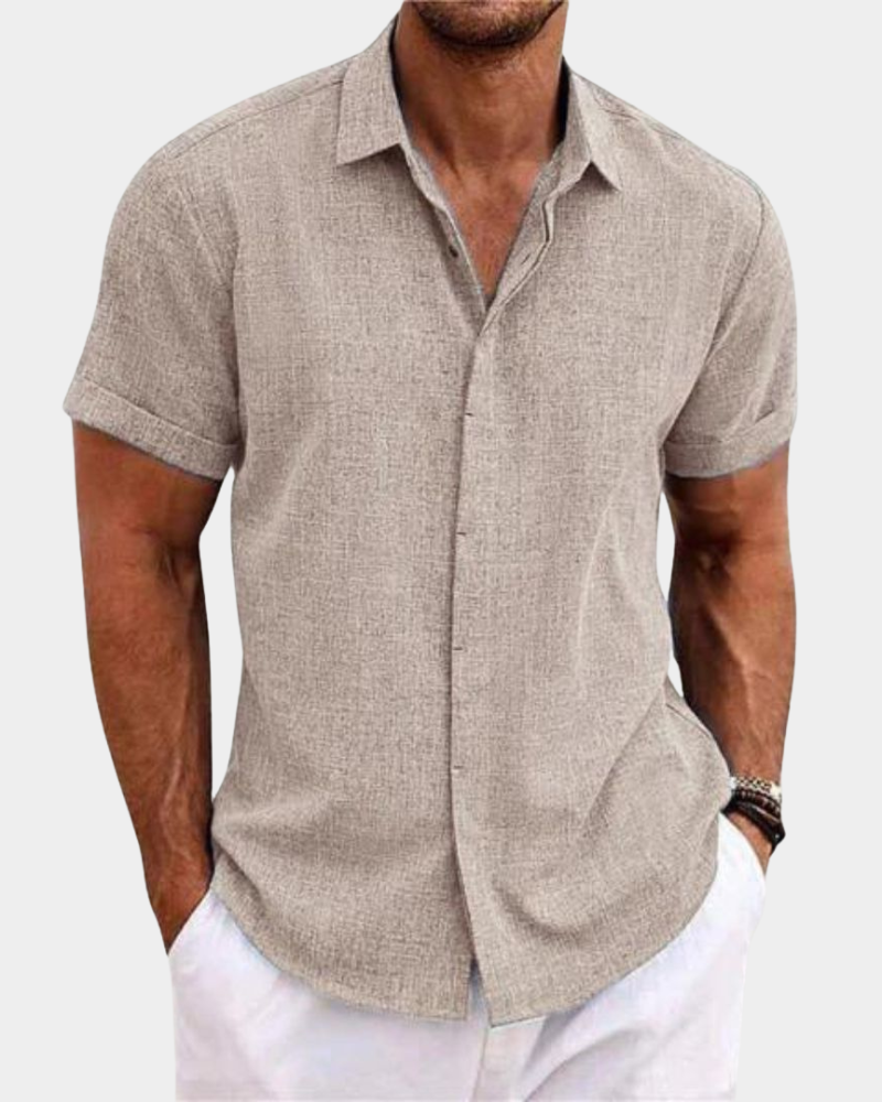 Men's Premium Shirt | Breathable Lightweight Fabric | Flattering Relaxed Fit for Everyday Wear