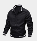 Men's Essential Bomber Jacket | Layer-Friendly Fit | Full-Zip Ribbed Cuffs
