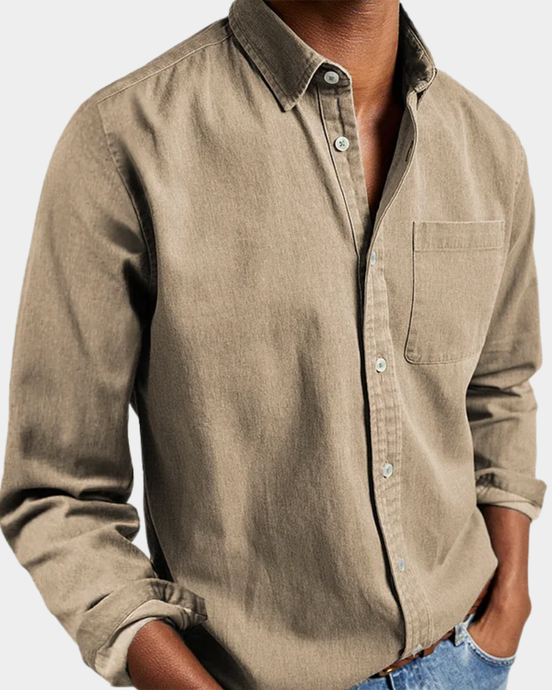 Men's Comfort Stretch Shirt | Tailored Button-Down Collar | Breathable All-Day Fit