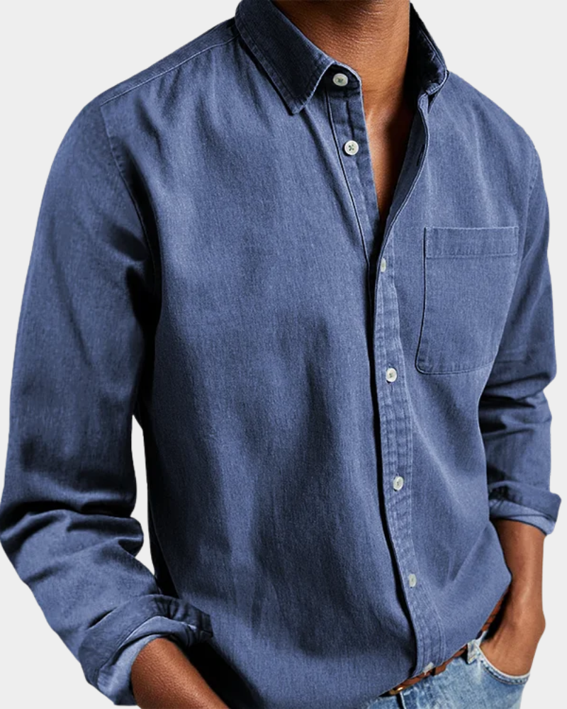 Men's Comfort Stretch Shirt | Tailored Button-Down Collar | Breathable All-Day Fit