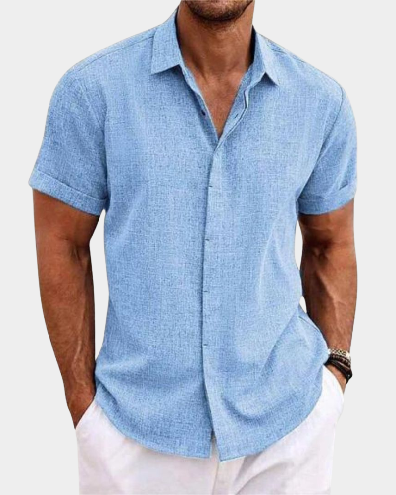 Men's Premium Shirt | Breathable Lightweight Fabric | Flattering Relaxed Fit for Everyday Wear