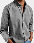 Men's Comfort Stretch Shirt | Tailored Button-Down Collar | Breathable All-Day Fit