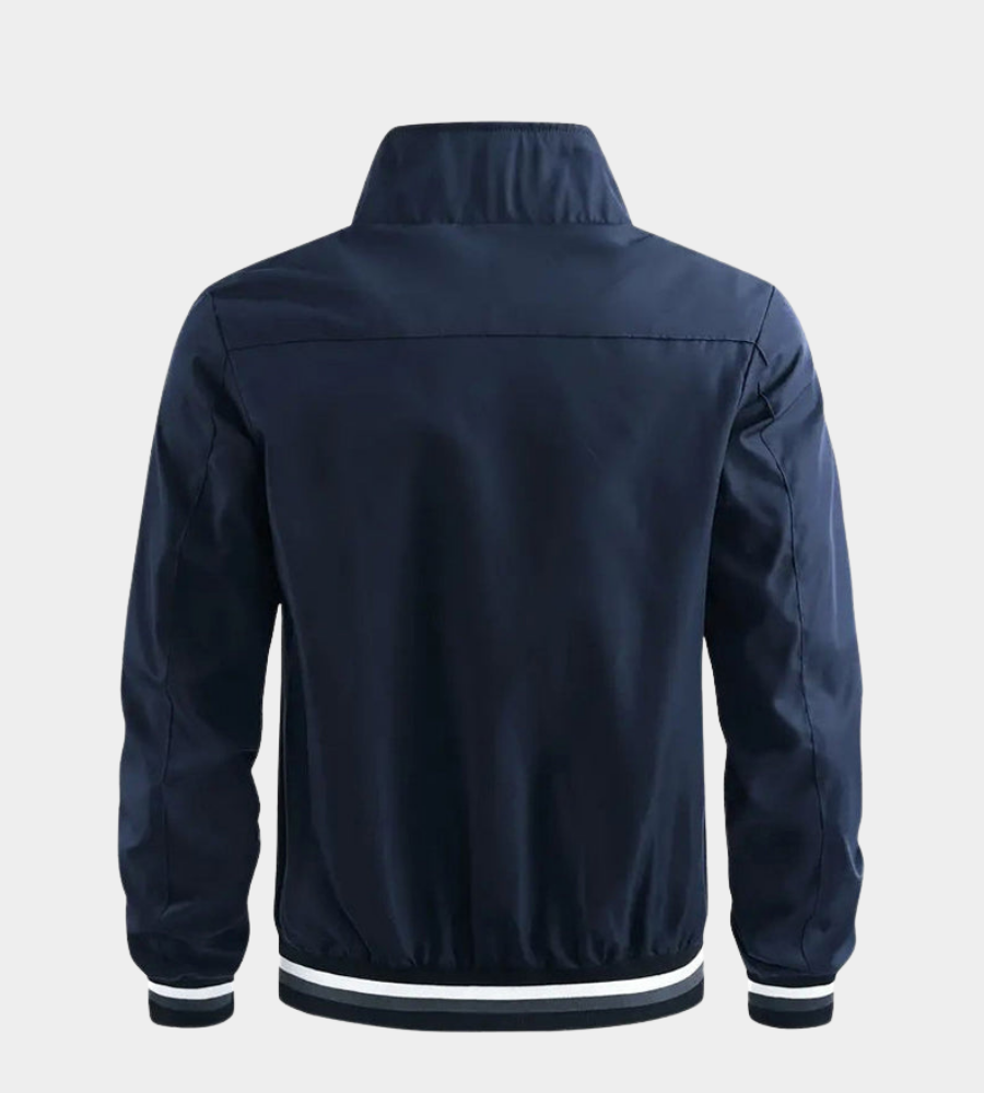 Men's Essential Bomber Jacket | Layer-Friendly Fit | Full-Zip Ribbed Cuffs