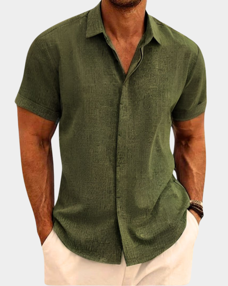 Men's Premium Shirt | Breathable Lightweight Fabric | Flattering Relaxed Fit for Everyday Wear