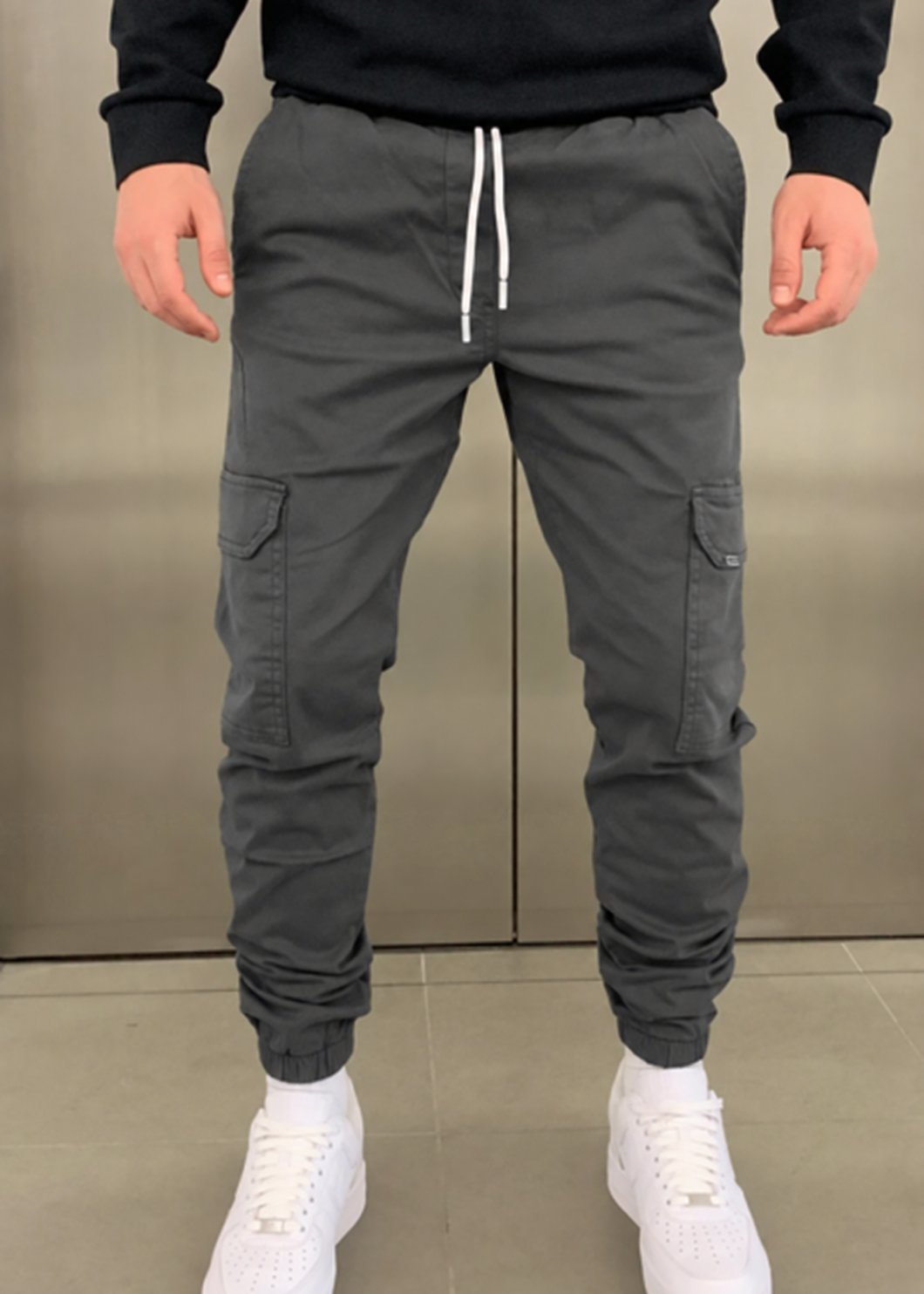 Men's Robust Cargo Trousers | Tapered Fit | Multiple Deep Pocket Design