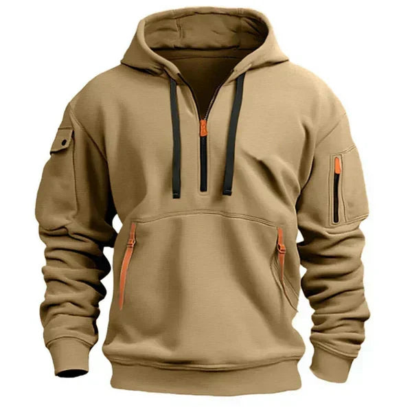 Men's Hoodie | Drawstring Hood and Kangaroo Pocket | Ribbed Cuffs for a Snug Fit