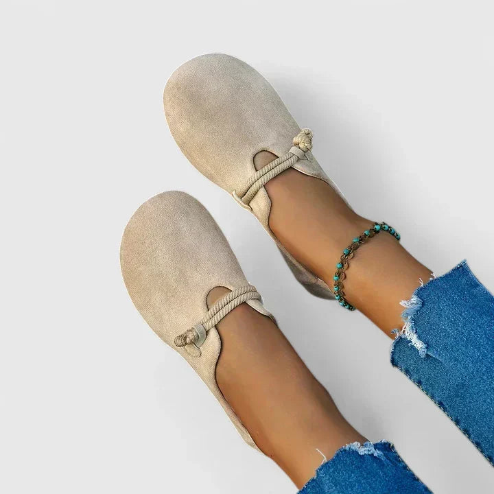 Women's Comfort Slip-On Trainers | Rope Detail | Cushioned Support