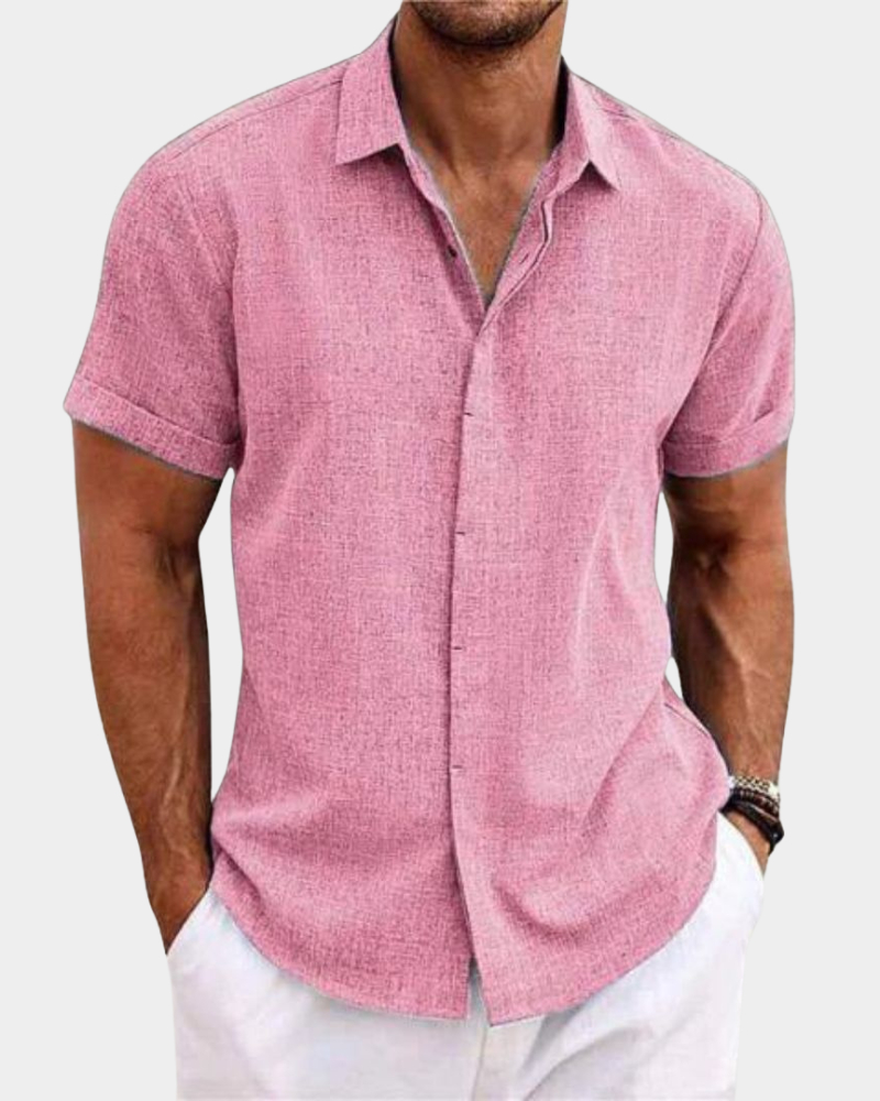 Men's Premium Shirt | Breathable Lightweight Fabric | Flattering Relaxed Fit for Everyday Wear