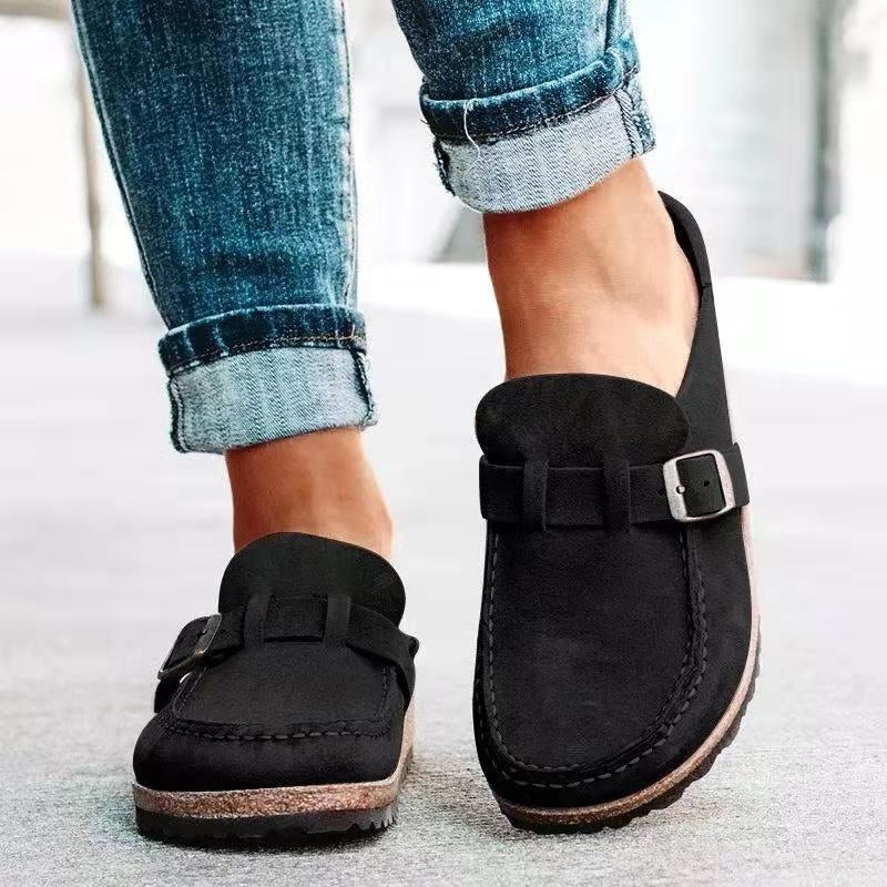 Women's Comfort Loafers | Adjustable Buckle | Cushioned Sole Support
