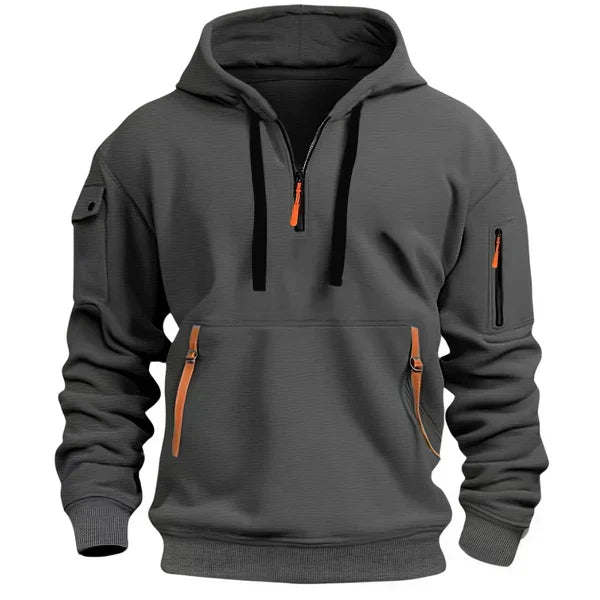 Men's Hoodie | Drawstring Hood and Kangaroo Pocket | Ribbed Cuffs for a Snug Fit