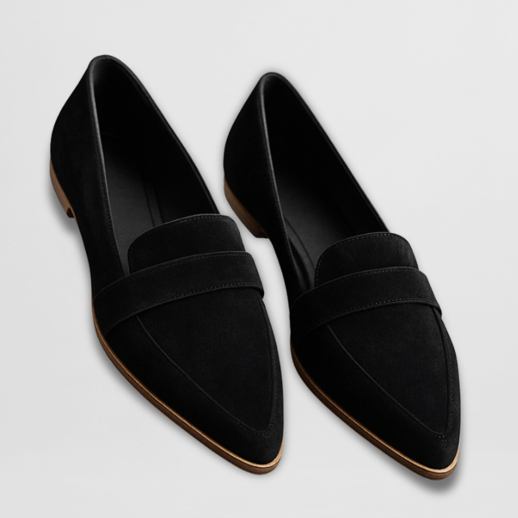Women's Pointed Toe Loafers | Cushioned Arch Support | Slip-On Comfort Design