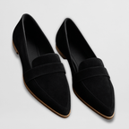 Women's Pointed Toe Loafers | Cushioned Arch Support | Slip-On Comfort Design