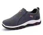 Men's Slip-On Trainers | Cushioned Comfort Sole | Non-Slip Grip Design