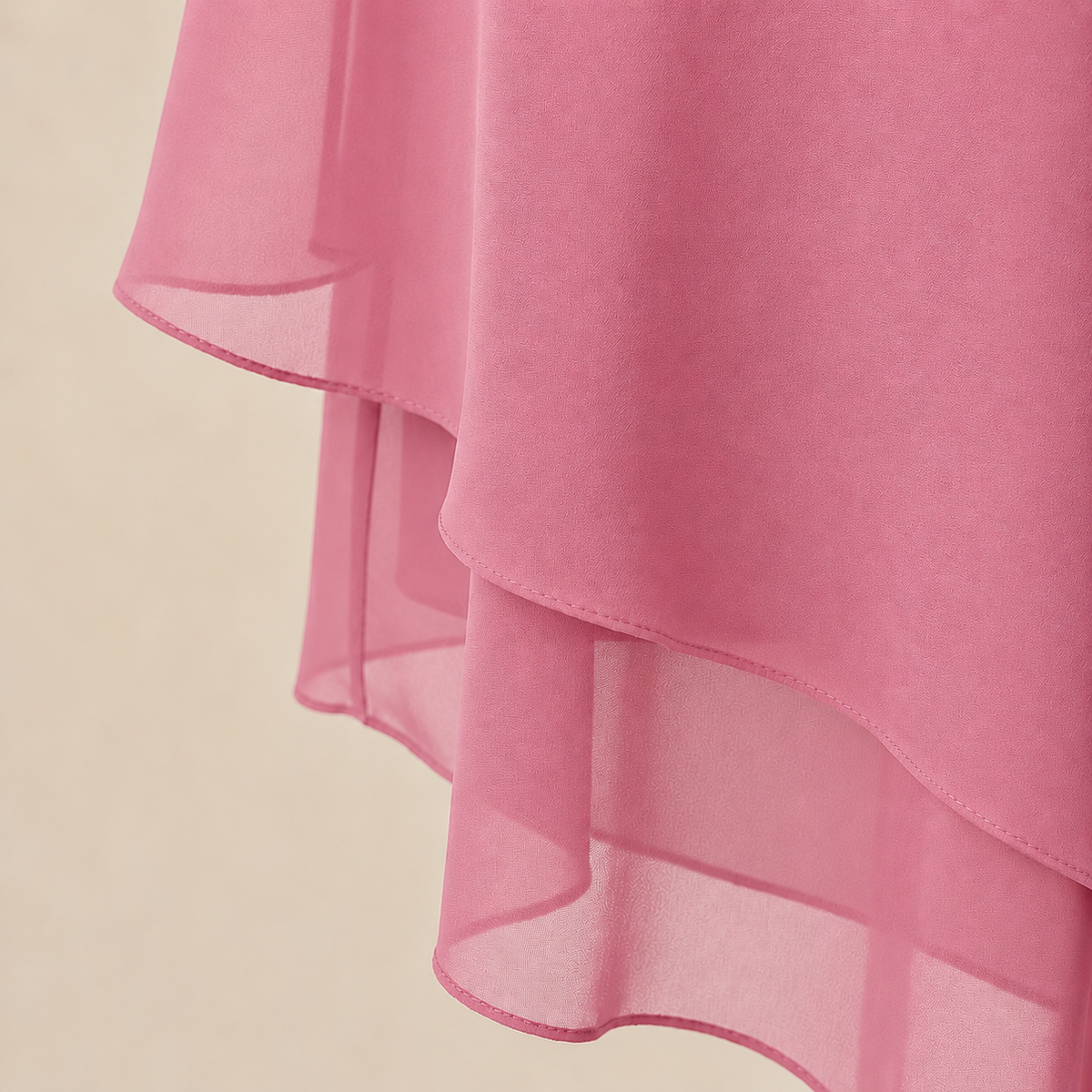 Women's Draped Layered Top and Wide-Leg Trousers Co-Ord Set | Tailored Fit