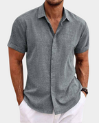 Men's Premium Shirt | Breathable Lightweight Fabric | Flattering Relaxed Fit for Everyday Wear