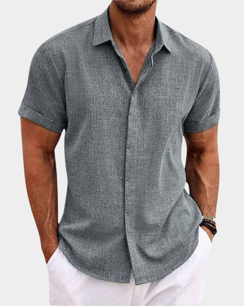 Men's Premium Shirt | Breathable Lightweight Fabric | Flattering Relaxed Fit for Everyday Wear
