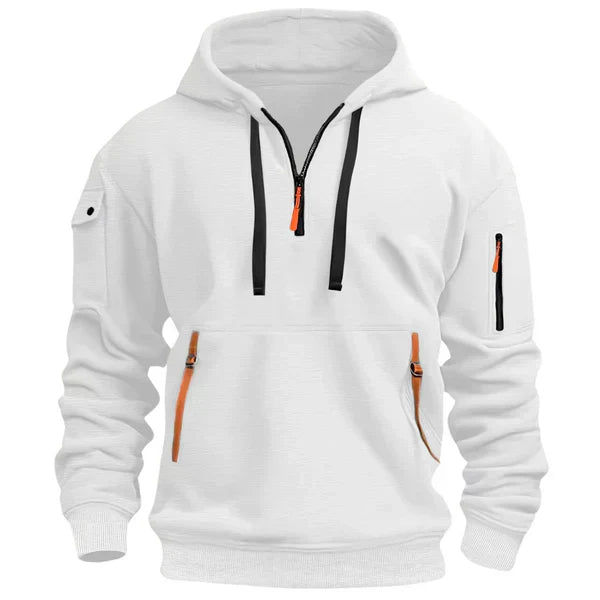 Men's Hoodie | Drawstring Hood and Kangaroo Pocket | Ribbed Cuffs for a Snug Fit