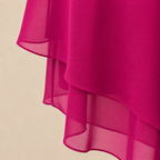 Women's Draped Layered Top and Wide-Leg Trousers Co-Ord Set | Tailored Fit