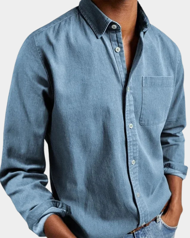 Men's Comfort Stretch Shirt | Tailored Button-Down Collar | Breathable All-Day Fit