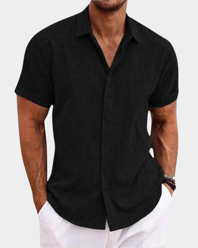 Men's Premium Shirt | Breathable Lightweight Fabric | Flattering Relaxed Fit for Everyday Wear