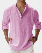 Men's Casual Button-Down Shirt | Wrinkle-Resistant | Relaxed Fit for All-Day Comfort