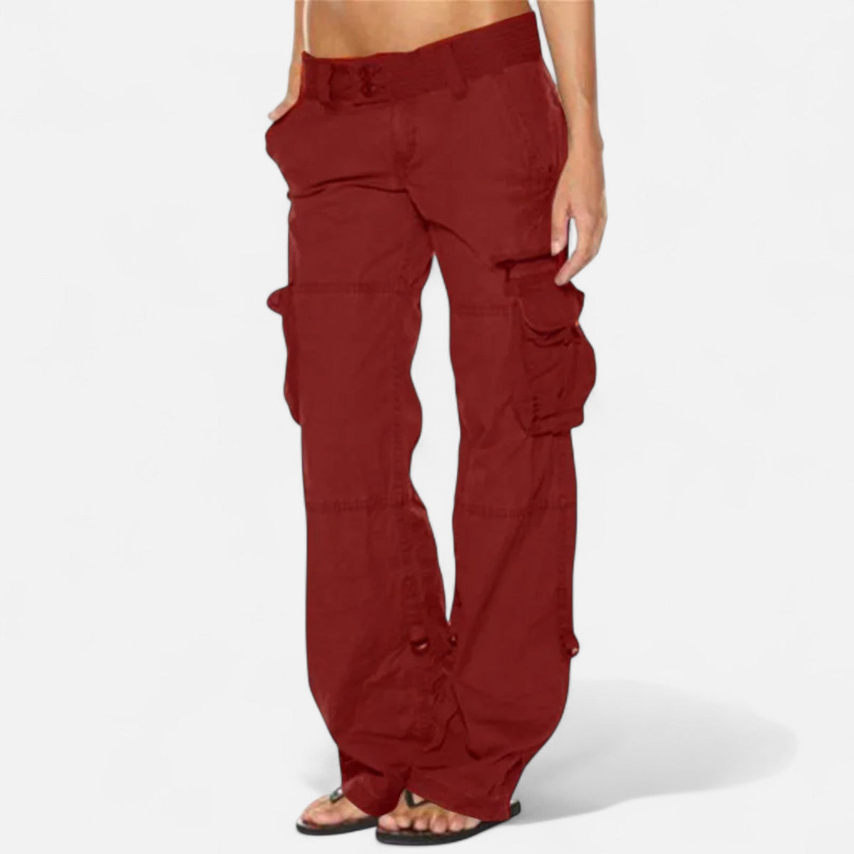 Women's Cargo Trousers | Utility Pockets | Relaxed Fit for Effortless Everyday Style