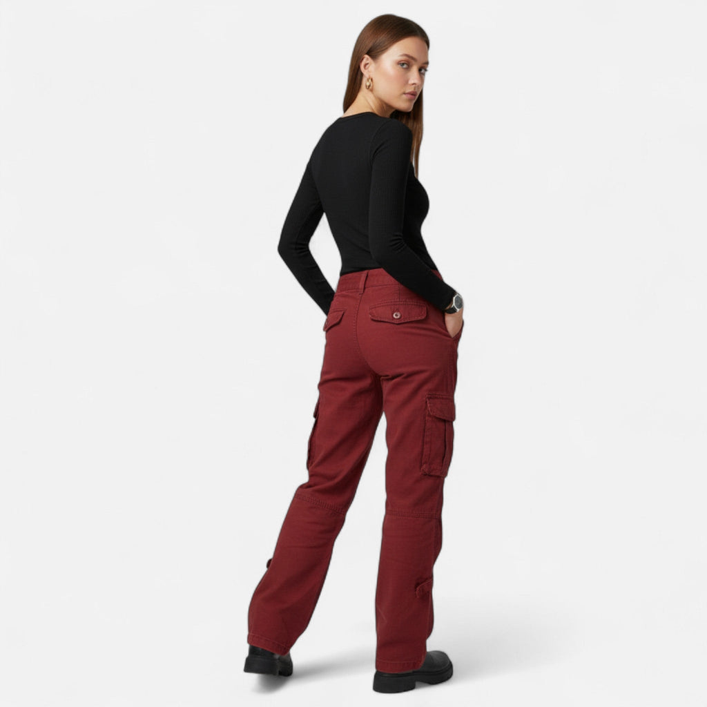 Women's Cargo Trousers | Utility Pockets | Relaxed Fit for Effortless Everyday Style