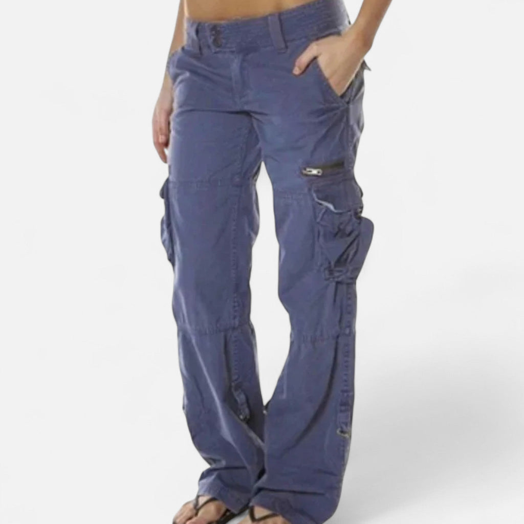 Women's Cargo Trousers | Utility Pockets | Relaxed Fit for Effortless Everyday Style