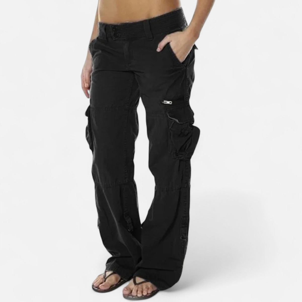 Women's Cargo Trousers | Utility Pockets | Relaxed Fit for Effortless Everyday Style