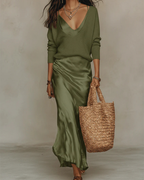 Women's Two-Piece Dress Set | Coordinated Design | Day-to-Night Versatility