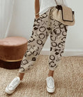 Women's Comfortable Tunnel-Waist Trousers | Elasticated Waistband | Tapered Leg Fit