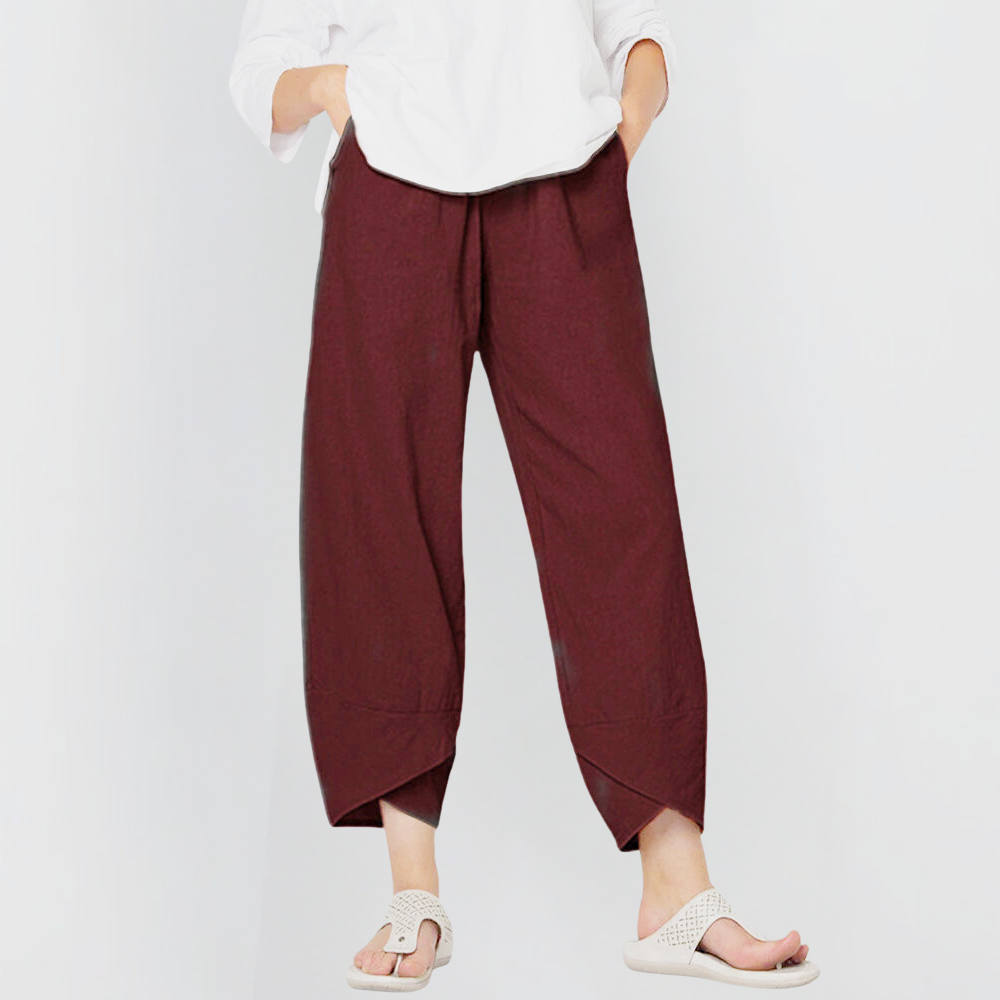 Women's Wide-Leg Trousers | High-Rise Waist | Relaxed Flowing Silhouette