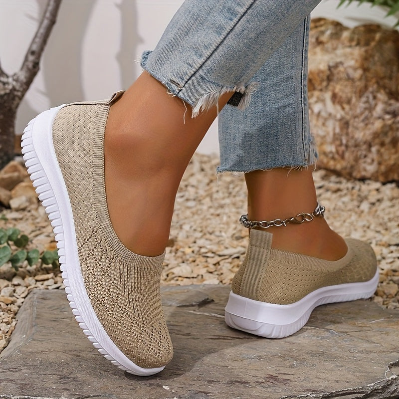 Women's Comfort Slip-On Trainers | Cushioned Support | Easy Slip-On Fit