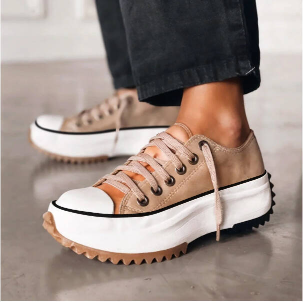 Women's Supportive Trainers | Cushioned Arch Support | Padded Heel | Lace-Up Closure