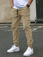 Men's Slim Fit Joggers | Tapered Ankle Cuffs | Elasticated Stretch Waistband