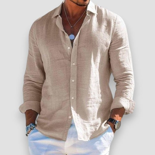 Men's Loose-Fit Summer Shirt | Breathable Comfort | Long-Lasting Shape