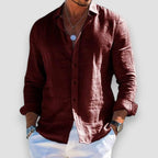 Men's Loose-Fit Summer Shirt | Breathable Comfort | Long-Lasting Shape