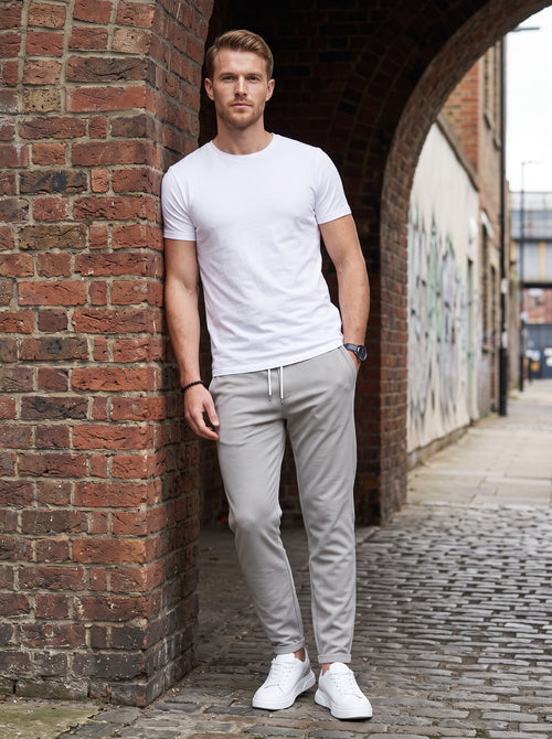 Men's Comfort Trousers | Tailored Ankle-Length Fit | Straight-Leg Silhouette