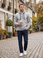 Men's Hoodie | Drawstring Hood and Kangaroo Pocket | Ribbed Cuffs for a Snug Fit