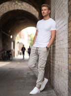 Men's Slim Fit Joggers | Tapered Ankle Cuffs | Elasticated Stretch Waistband