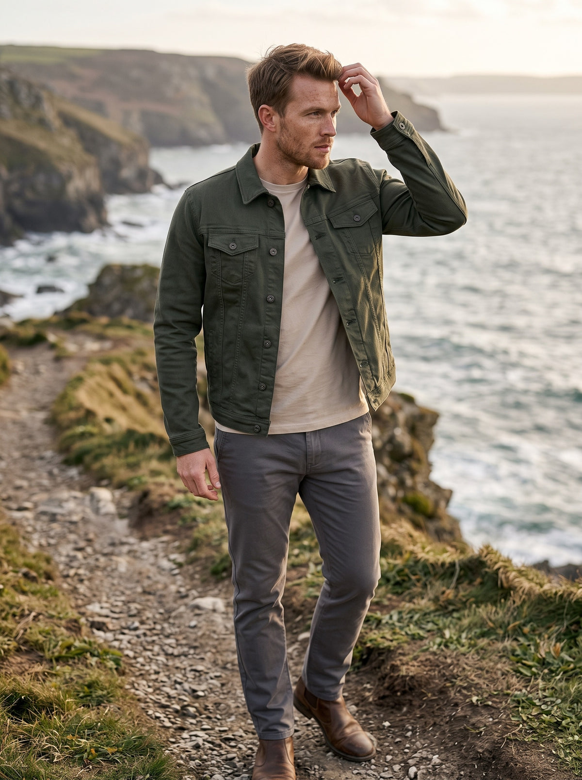 Men's Structured Everyday Jacket | Tailored Fit | All-Weather Versatility