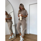 Women's Two-Piece Loungewear Set | Breathable Comfort | Contoured Silhouette