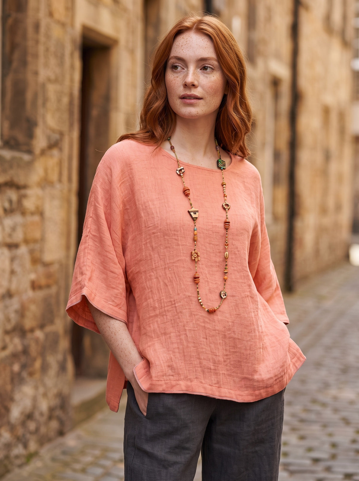 Women's Relaxed Fit Top | Breathable Fabric | Perfect for Layering or Solo Wear